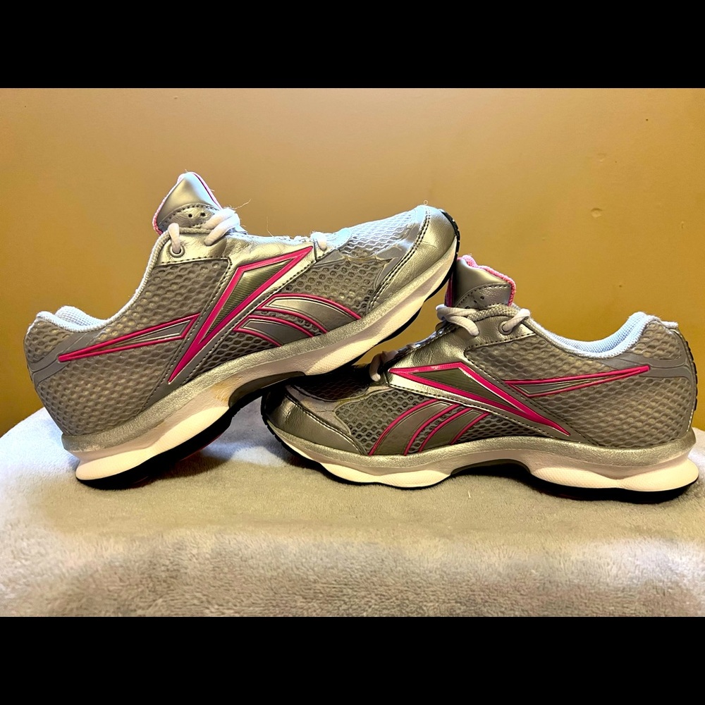 Reebok RunTone Pink and Silver Women’s Size 8